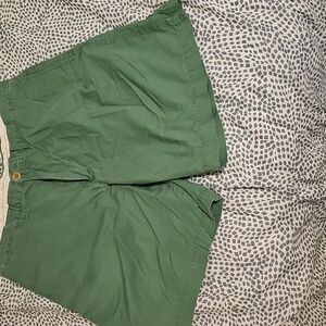 Roundtree & Yorke Forest Green Men's Bermudas Inseam 9in